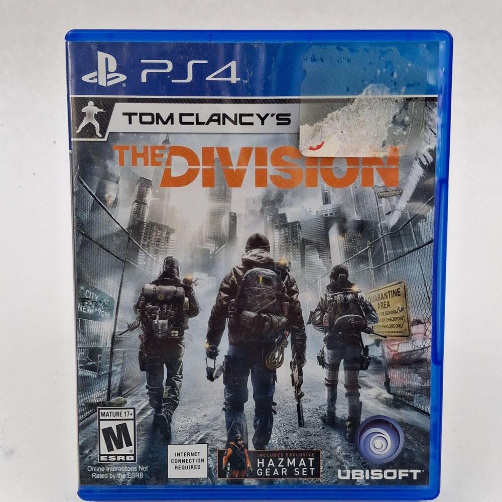 Tom Clancy's The Division Sony PlayStation 4 PS4 Game CIB M Ubisoft 2016 Shooter